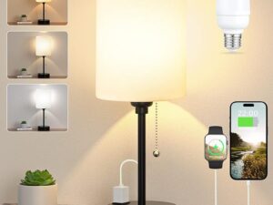 Lamp With USB C And A Port 3 Color Temperature