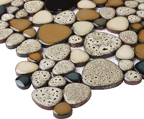 Pebble Backsplash Mosaic Tiles