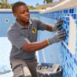 Afri Artisans Swimming Pool Mosaic Tiling